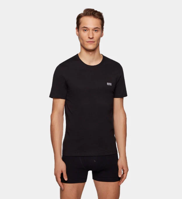 Hugo Boss 3 Pack T-shirts Mens Open Blue