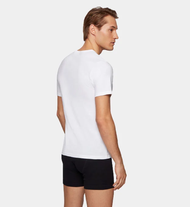 Hugo Boss 3 Pack T-shirts Mens Open Blue