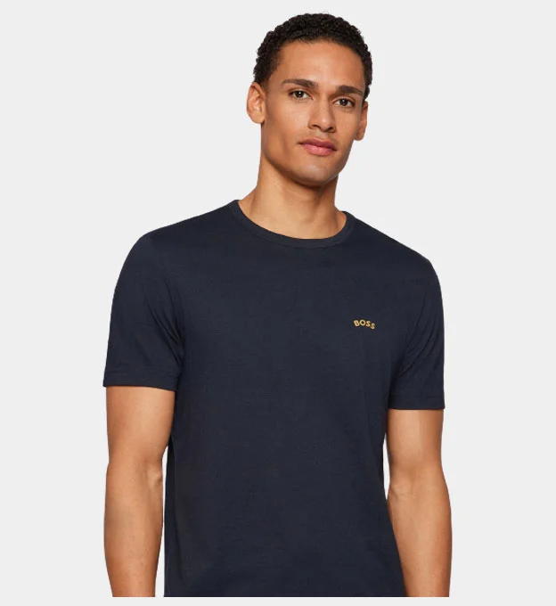 Hugo Boss T-shirt Mens Dark Blue