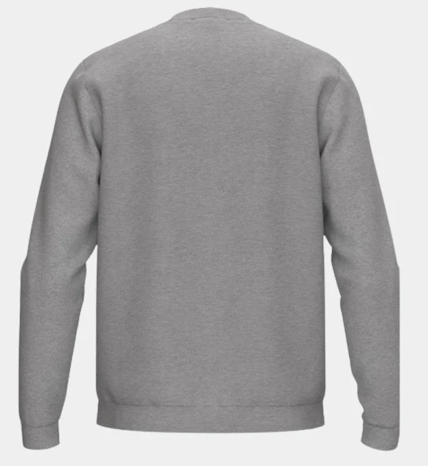 Hugo Boss Salbo Curved Sweatshirt Mens Light Pastel Grey