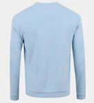 Hugo Boss Salbo Curved Sweatshirt Mens Lightpastel Blu