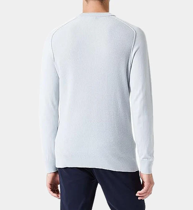 Hugo Boss Sweater Mens Light Pastel Grey