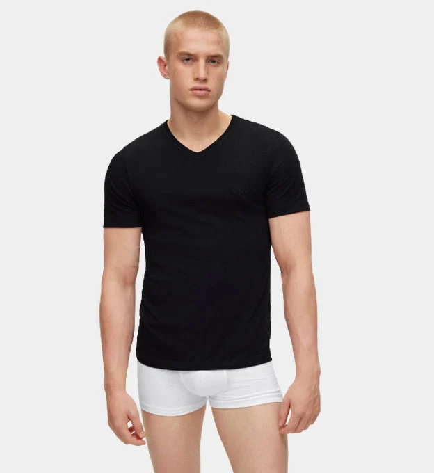 Hugo Boss 3 Pack T-shirts Mens Black