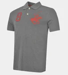 Beverly Hills Polo Club Polo Shirt Mens Grey