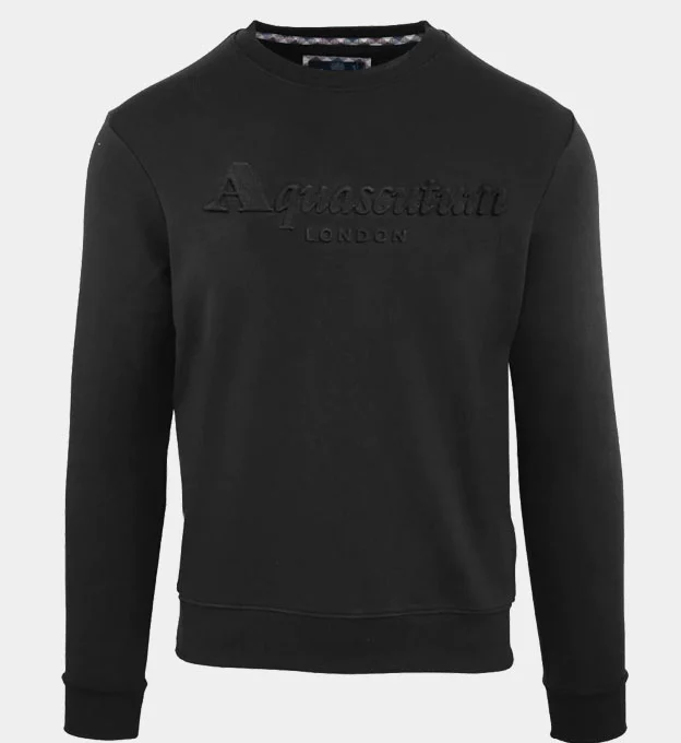 Aquascutum Jumper Mens Black