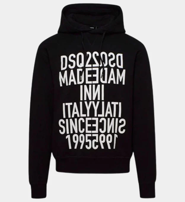 Dsquared2 Hoody Mens Black