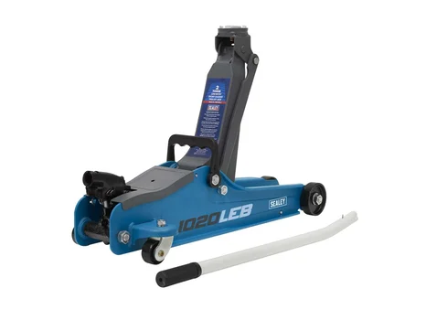 Sealey 1020LEB 2 Tonne Trolley Jack Low Entry Short Chassis Blue