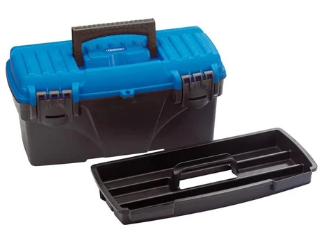 Draper TB410 10.5L Tool/Organiser Box with Tote Tray