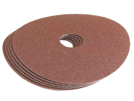 DRAPER 58617 115mm 60Grit Aluminium Oxide Sanding Disc 5pk