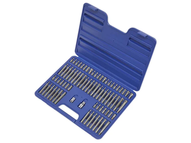 Sealey AK21974 Mixed 3/8in and 1/2in Square Drive Screwdriver Bit Set 74 Piece