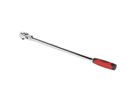 Sealey AK6698 Ratchet Wrench Flexi-Head Extra Long 600mm 1/2inSq Drive