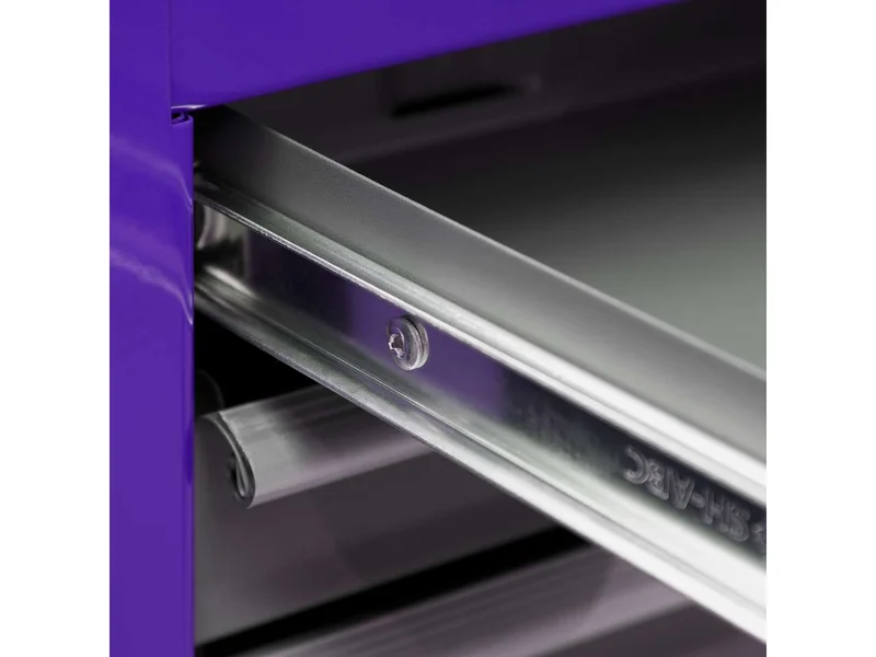 Sealey AP22309BBCP Purple/Grey Mid-Box 3 Drawer with Ball Bearing Slides