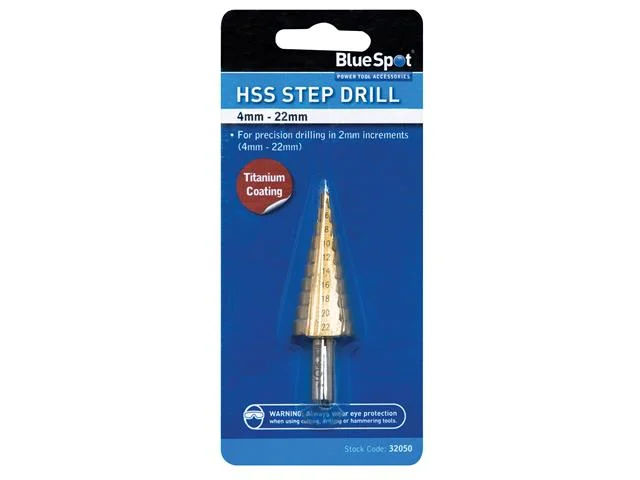BlueSpot Tools B/S32050 HSS Step Drill 4-22mm