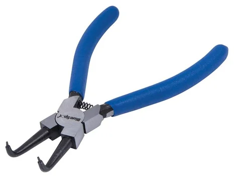BlueSpot Tools B/S8705 Internal Circlip Pliers 90° Tip 150mm (6in)