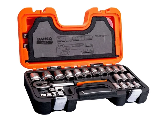 Bahco XMS2212SS Socket Set 24 Piece 1/2in Drive