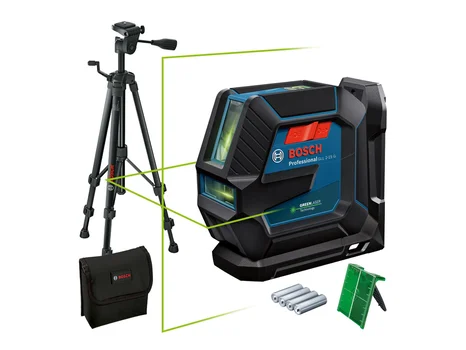 Bosch GLL 2-15 G 15m Line Laser Tripod Kit