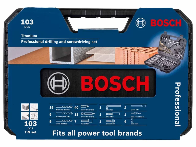 Bosch 2608594070 103pc Mixed Drill Screwdriver Bit Set