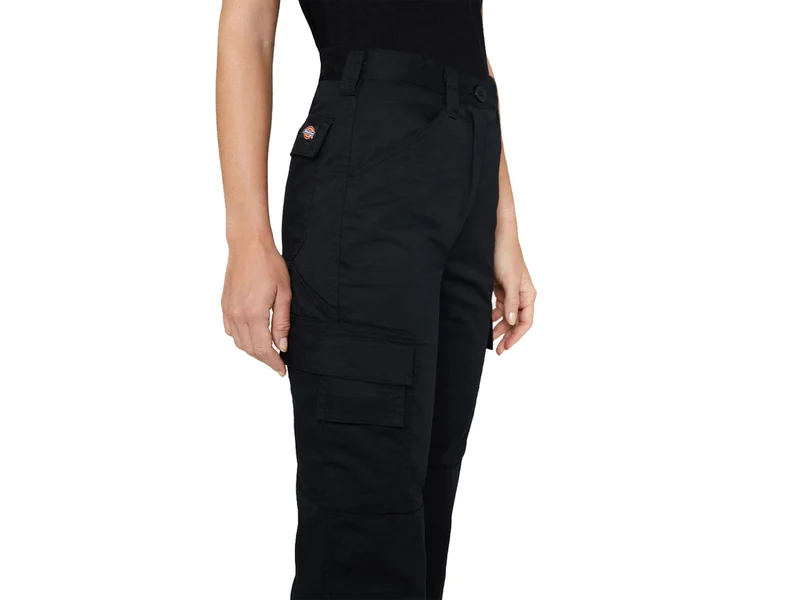 Dickies 36241-67606-07 Women's Everyday Flex Trousers Black Size 16