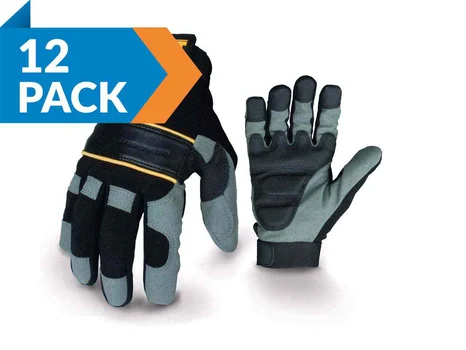 DeWalt DPG33L EU Powertool Gel Gloves Black/Grey