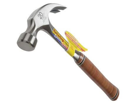 Estwing ESTE20C E20C Curved Claw Hammer - Leather Grip 20oz