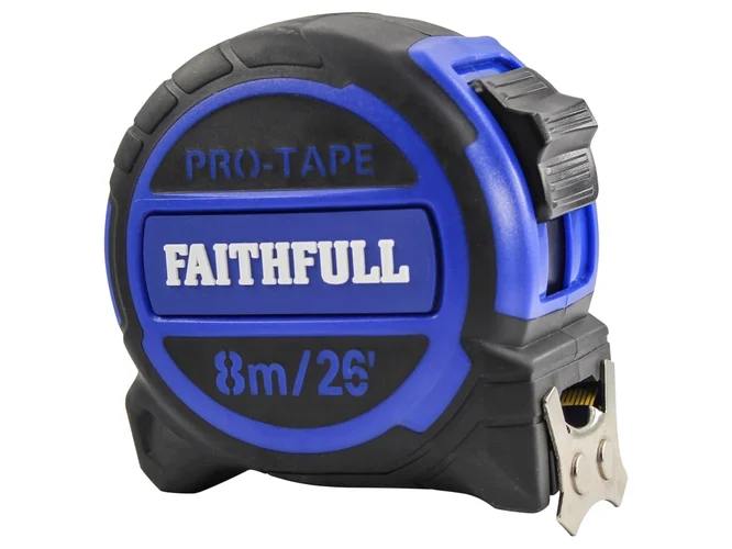 Faithfull FAITM832MI Pro Tape Measure 8m/26ft (Width 32mm)