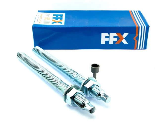 FFX HH0104900050 M20 x 260mm Chemical Resin Stud BZP 10pk