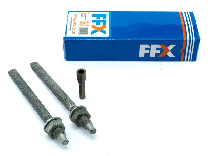 FFX HH0104900210 M10 x 130mm Chemical Resin Stud HDG 10pk