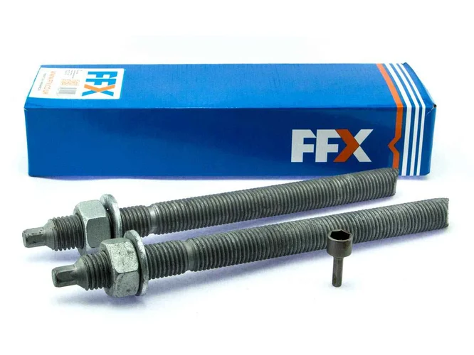 FFX HH0104900250 M24 x 300mm Chemical Resin Stud HDG 5pk