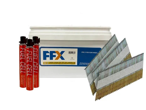 FFX HH0106800100 3000pk 51 x 2.8mm Galv Ring Nail Plastic Tub 3pk Fuel