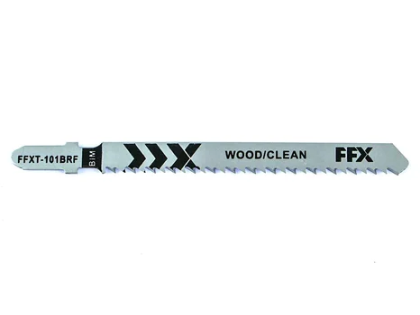 FFXT-101BRF Jigsaw Blade Bi-Metal Wood Cutting 100mm 10TPI 5pk