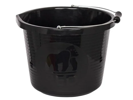 Red Gorilla GORPRMBK Premium Bucket 3 Gallon (14L) - Black