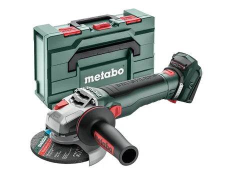Metabo W 18 LT BL 11-125 18V 5in BL Angle Grinder Meta-BOX 165L Bare Unit