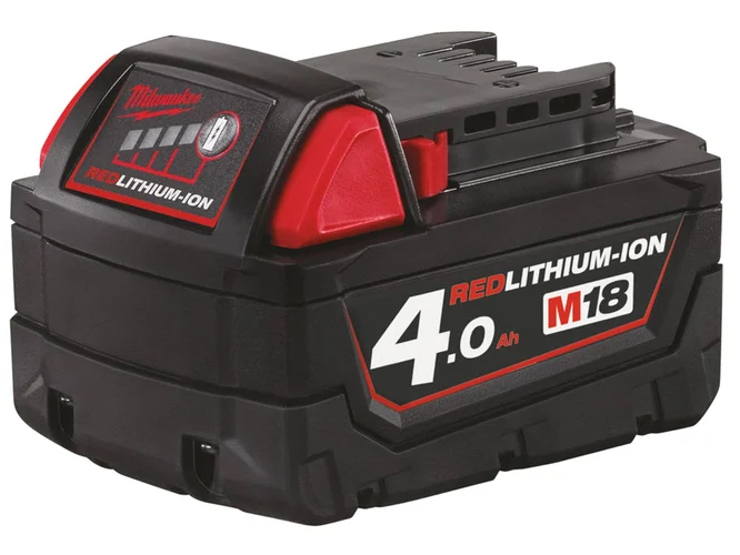 Milwaukee M18B4 18v 4.0Ah M18 Red Lithium Ion Battery