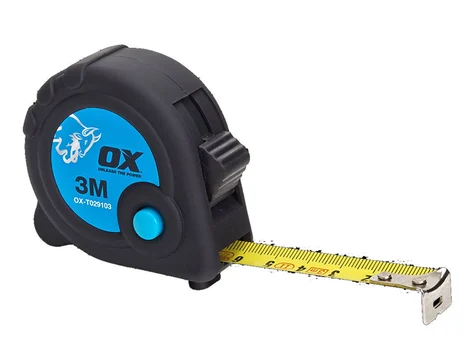 OX Tools OX-T029103 3m Trade Tape Measure - Metric Only