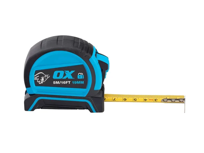 OX Tools OX-P505455 5m/16ft Pro Dual Auto Lock Tape Twinpack (OX-P505205X2)
