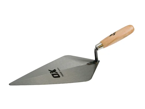 OX Tools OX-T017428 OX Trade Brick Trowel London - Wooden Handle 11in / 280mm