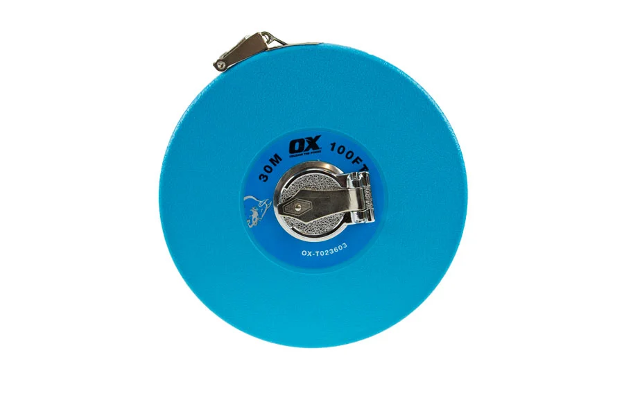 OX Tools OX Tools OX-T023603 30m/100ft Trade Closed Reel Tape Measure