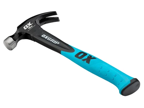 OX Tools OX-T081216 16oz Trade Fibreglass Handle Claw Hammer