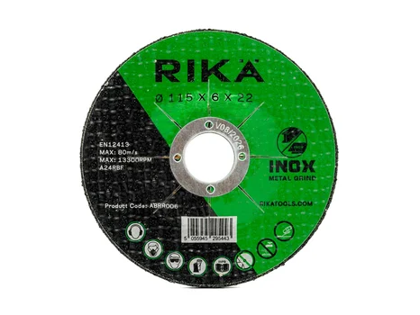 RIKA ABRR006 Metal Grinding Disc 115 x 6 x 22mm