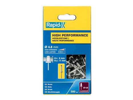 Rapid RPD5001437 High Performance Rivets 4.8 x 14mm (Box 300)