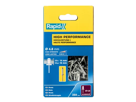 Rapid RPD5001439 High Performance Rivets 4.8 x 20mm (Box 250)