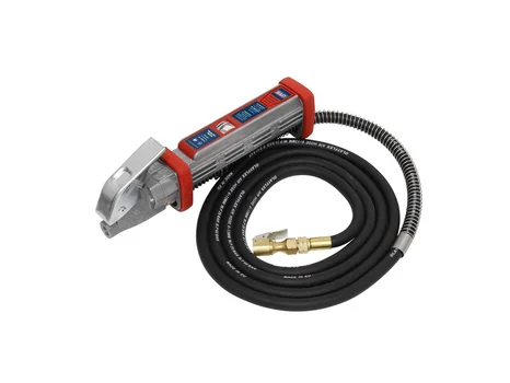 Sealey SA372 Tyre Inflator 2.7m Hose with Clip-On Connector