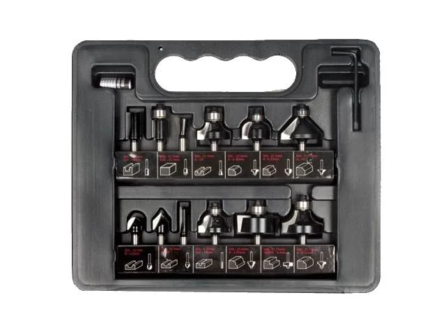Trend SET/SS8X1/4TC 12pc Starter Router Cutter Set 1/4in