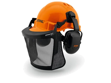 STIHL 0000 888 0810 Chainsaw Protect Basic Safety Helmet Earmuff Set