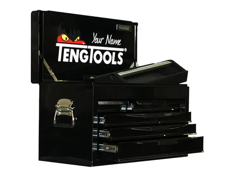 Teng TC806NGM 6 Drawer Black Personalised Top Box