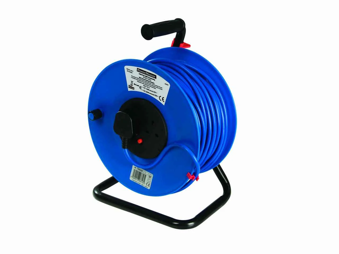 Power Master - 4 Socket Extension Lead Reel, 25m, 13A, 240V, with