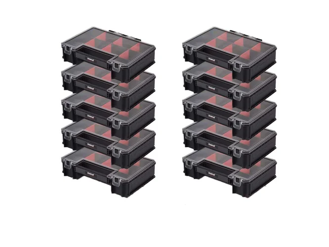 Trend MS/C/ORG/10 Modular Storage Compact Tool Box Organiser 10pk
