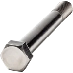 316 Stainless Steel Hex Head Cap Screw, 1/4"-20 Th