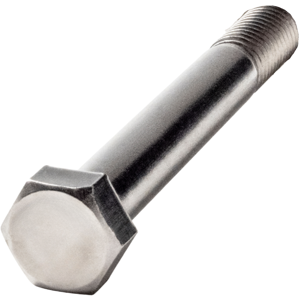 316 Stainless Steel Hex Head Cap Screw, 1/4"-20 Th