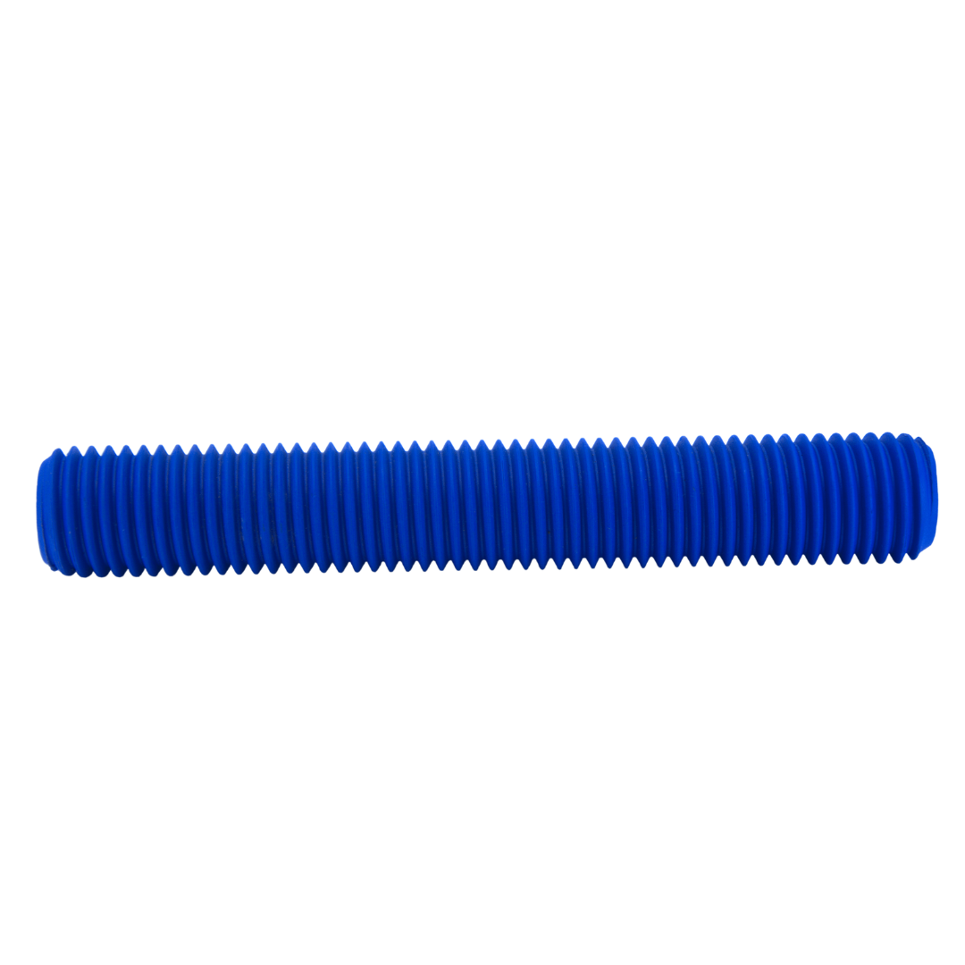 ASTM A193 B7 Fully Threaded Stud, Steel,  PTFE Blue Coated, 5 1/4" Length (FTF), 1/2"-13 Thread Size